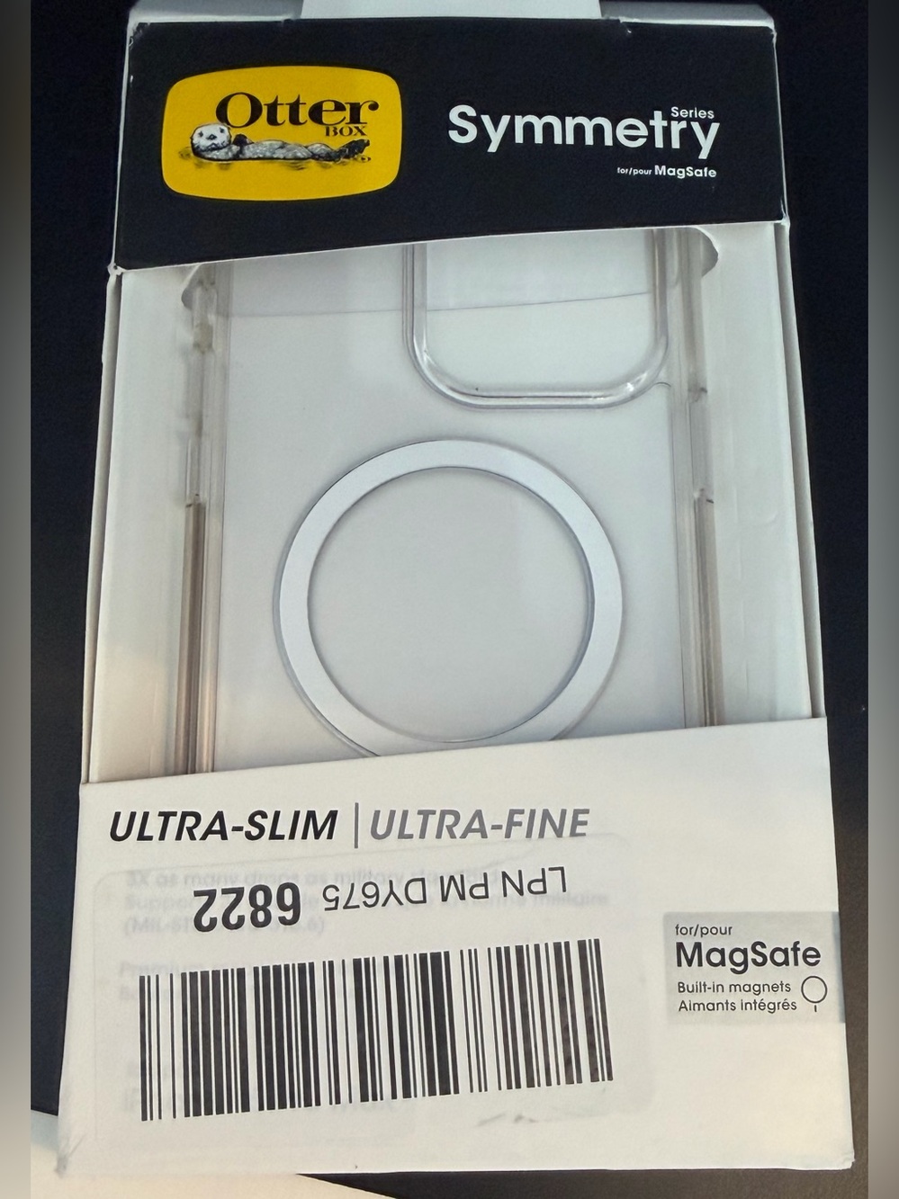 OtterBox Symmetry Series Clear MagSafe Ultra-Slim Case iPhone 15 -  NWT